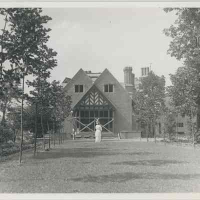 South Façade, Stan Hywet Hall Under Construction