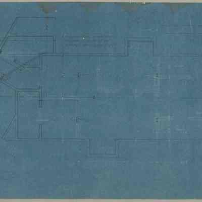 Blueprint: Billiard Room wing attic plan