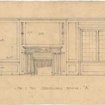 Drawing: Master Bedroom south elevation