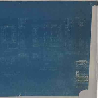 Blueprint: First story windows details