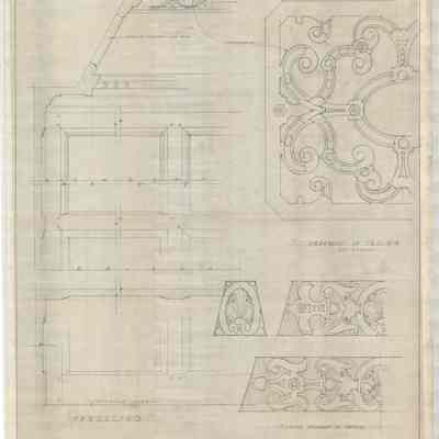 Drawing: Elevator Cab woodwork
