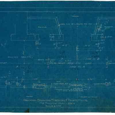 Blueprint: Linenfold Hallway furring and partitions plan