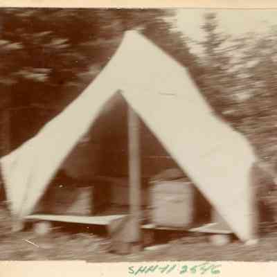 Tent at campsite