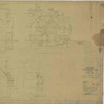 Drawing: Manor House north elevations