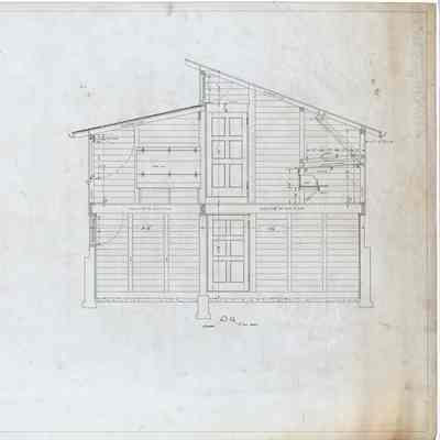 Drawing: Coop section