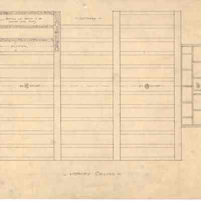 Drawing: Library ceiling plan