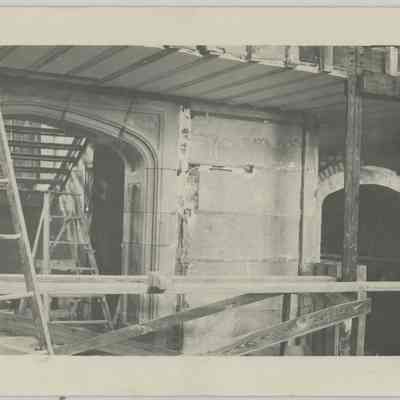 Great Hall during construction