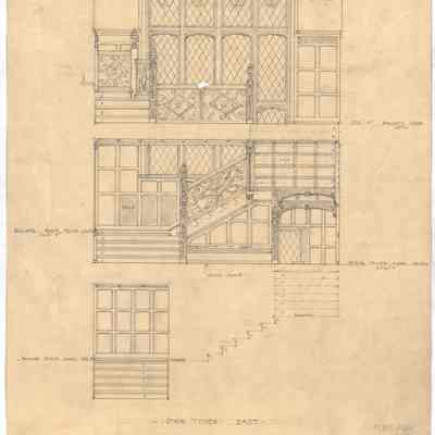 Drawing: Tower Stairs east elevation