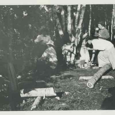 Group of people on a picnic