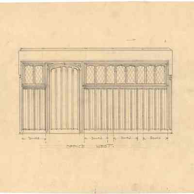 Drawing: FAS Office west and south elevations