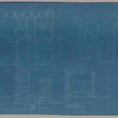 Blueprint: Servants bathroom and toilet second floor