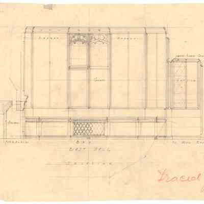 Drawing: Solarium east elevation