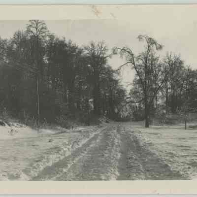 Snow Covered Portage Path, Leading to Nowhere