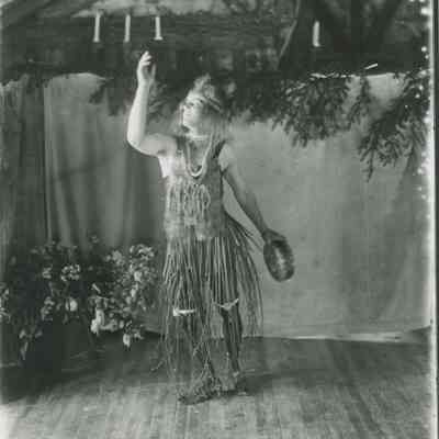 Young man in costume