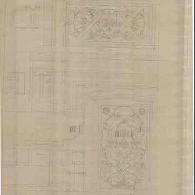 Drawing: Reception Room details