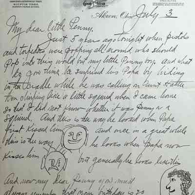 Letter from F.A. Seiberling to Penfield Seiberling