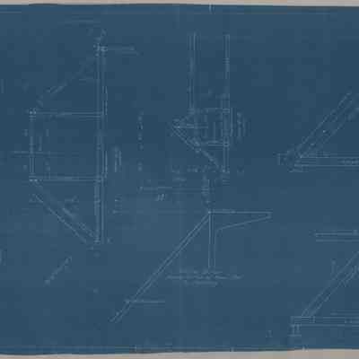 Blueprint: Roof and attic structural sections