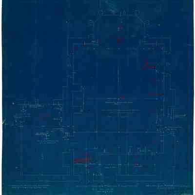 Blueprint: Master Bedroom furring and partitions plan