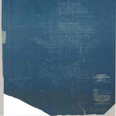 Blueprint: Billiard Room chimney details