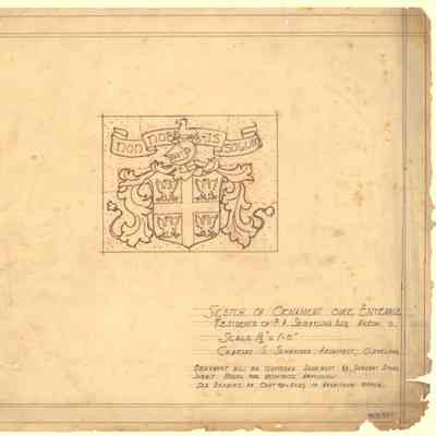 Drawing: 'Non Nobis Solum' Coat-of-arms