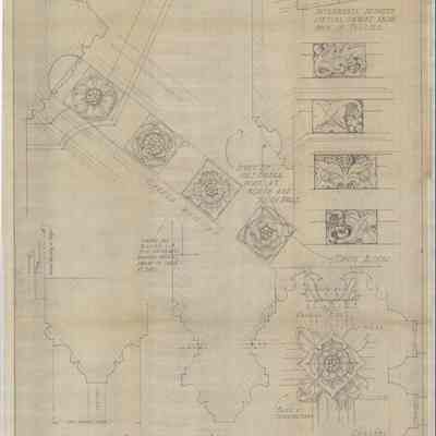 Drawing: Great Hall woodwork