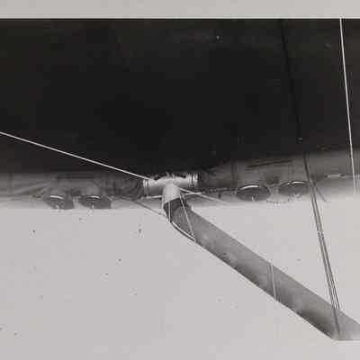 Underside of dirigible