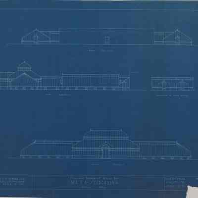 Blueprint: Conservatory elevations