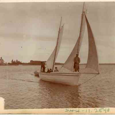 Sailboat on Lake Huron