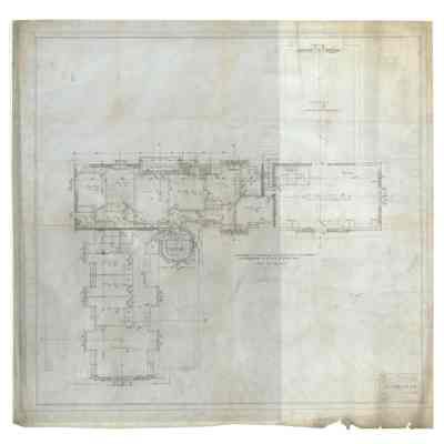 Drawing: Carriage House second floor plan