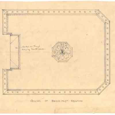 Drawing: Breakfast Room ceiling concept plan