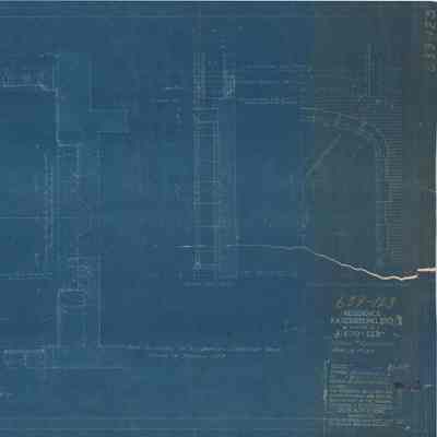 Blueprint: Enclosed Porch plan details