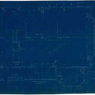 Blueprint: Dining Room furring and partitions plan