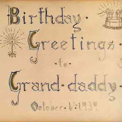 Birthday Scrapbook