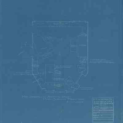 Blueprint: Morning Room plan showing furniture