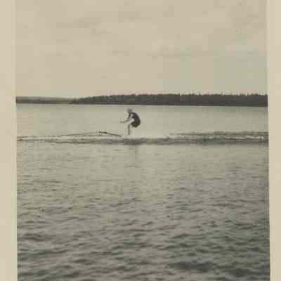 Person wakeboarding