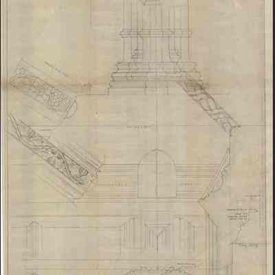 Drawing: Great Hall woodwork