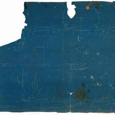 Blueprint: Music Room furring and partitions plan