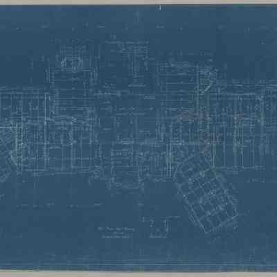Blueprint: Attic steel framing plan