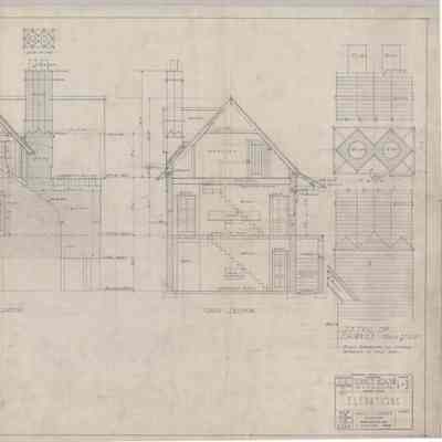 Drawing: Gardener's Cottage elevations