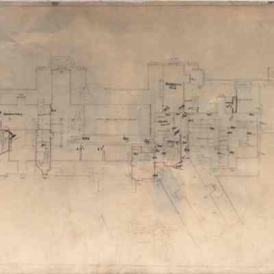 Drawing: Attic floor plan [key system]