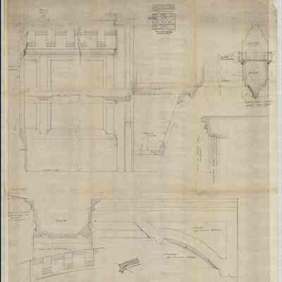 Drawing: Red Bedroom woodwork