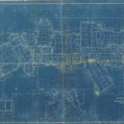 Blueprint: First floor framing plan
