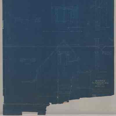 Blueprint: Miscellaneous windows second story and attic