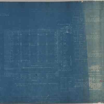 Blueprint: Details of first story windows