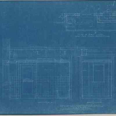 Blueprint: William & Mary Guest Bathroom and maid closet plan