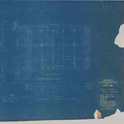 Blueprint: First story windows details
