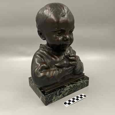 Bronze bust of John F. Seiberling, Jr.