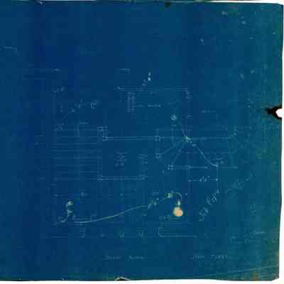Blueprint: Tower Stairs second floor plan