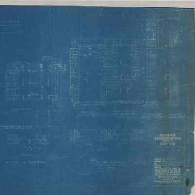 Blueprint: First floor windows details