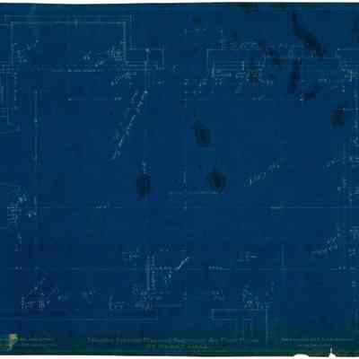 Blueprint: Great Hall first floor furring and partitions plan